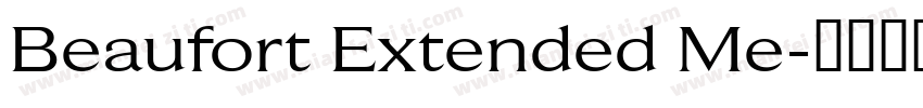 Beaufort Extended Me字体转换